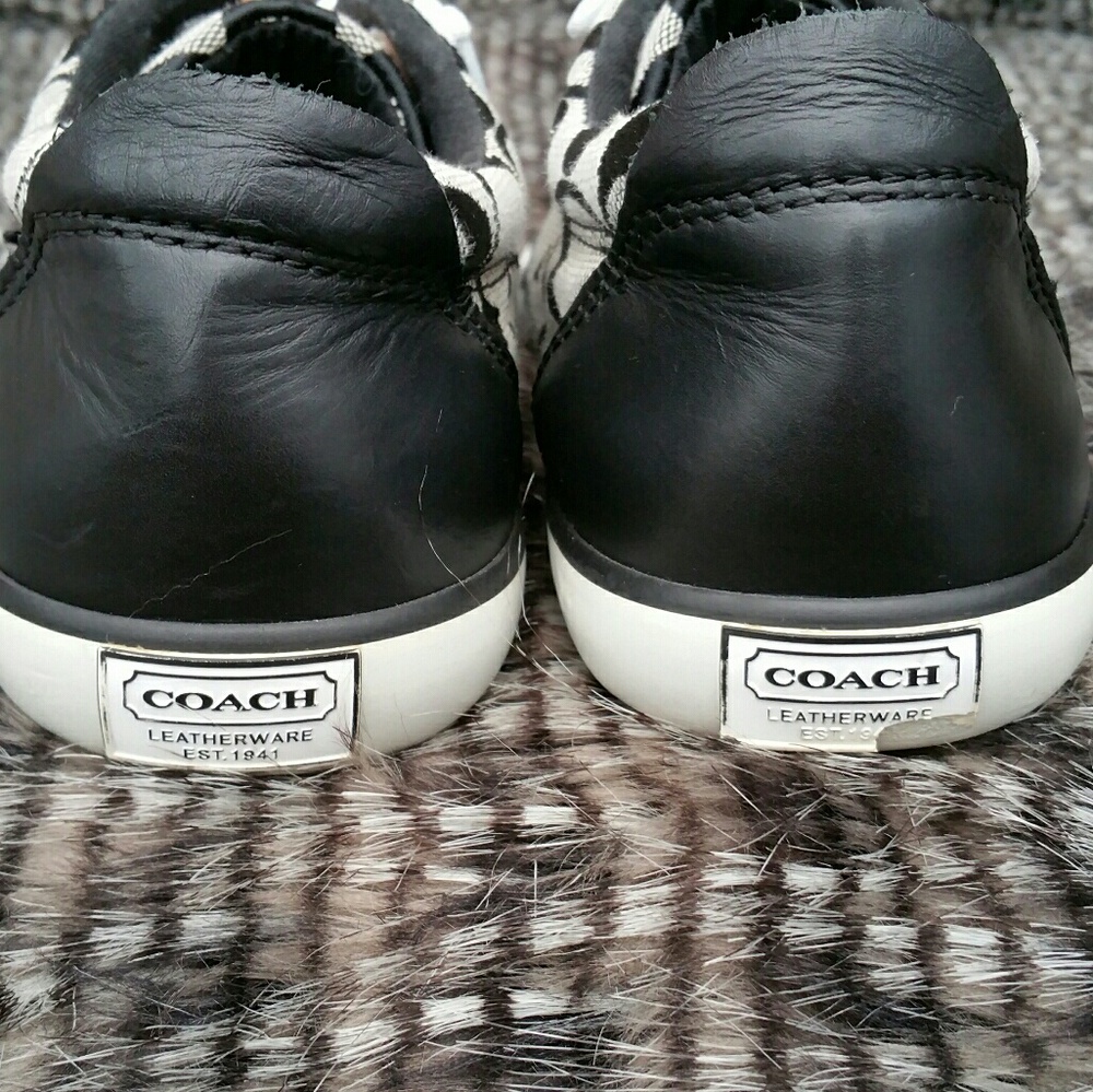 Coach Signature Pattern Shoes - Picture 6 of 8